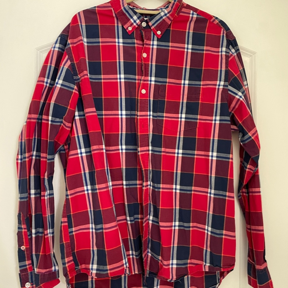 Old Navy Plaid Button Down